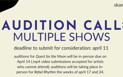 Audition Call: Multiple Shows