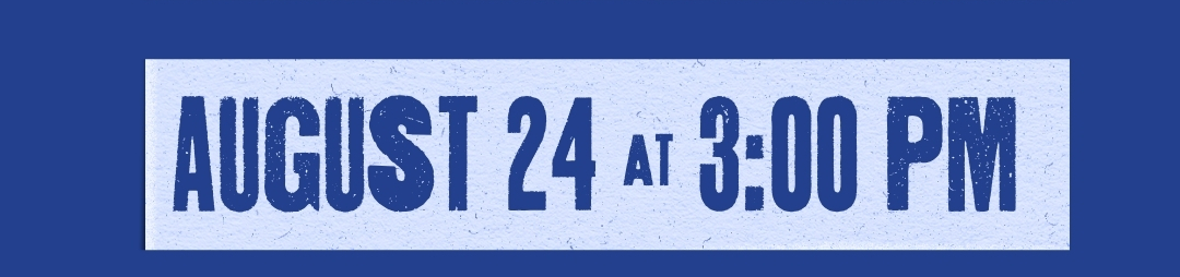 August 24 at 3:00 PM