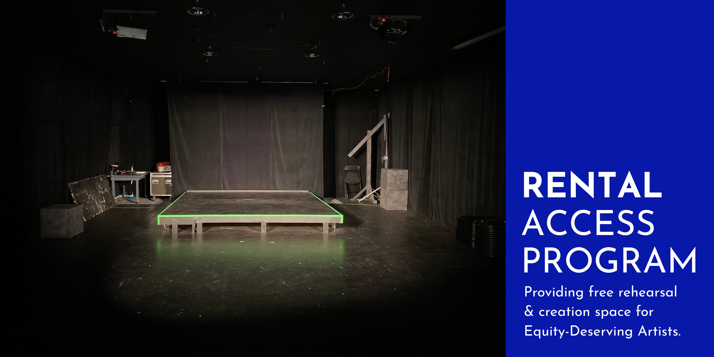 RAPheader rental access program: Providing free rehearsal & creation space for Equity-Deserving Artists.